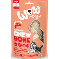 Produktbild von WOW Dog Kauknochen Lachs für Hunde Adult Getreidefrei Monoprotein 90g