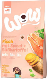 WOW! Dog Minis Adult Hundefutter Fisch mit Spinat und Süßkartoffel 1kg - 6 x 1 kg – Bild 1 von 1