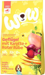 Produktbild von WOW! Dog Minis Junior Hundefutter Geflügel 1kg - 6 x 1 kg