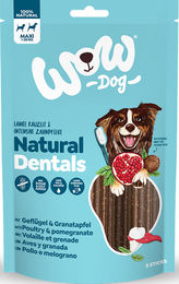 WOW DOG Natural Dentals Maxi Zahnpflege-Snack für Hunde mit Bio Rind 3er Vorteilspack – Bild 1 von 1