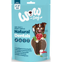 Produktbild von WOW DOG Natural Dentals Maxi Zahnpflege-Snack für Hunde mit Bio Rind 3er Vorteilspack