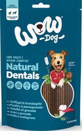 WOW DOG Natural Dentals Midi Bio Zahnpflege-Snack für Hunde 195g 3er Vorteilspack – Bild 1 von 1