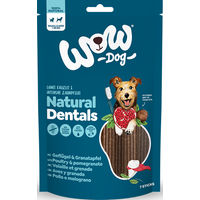 Produktbild von WOW DOG Natural Dentals Midi Bio Zahnpflege-Snack für Hunde 195g 3er Vorteilspack