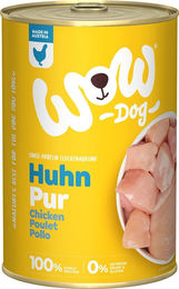 WOW DOG Pur Huhn Monoprotein Hund Nassfutter Adult 6 x 400 g - 6 x 400 g – Bild 1 von 4