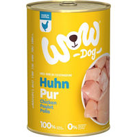 Produktbild von WOW DOG Pur Huhn Monoprotein Hund Nassfutter Adult 6 x 400 g - 6 x 400 g