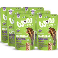 Produktbild von WOW Dog Rinderkopfhaut Naturkauartikel für Hunde Monoprotein getreidefrei 6x350g