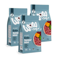 Produktbild von WOW Dog Senior Hundetrockenfutter Minis mit Ente getreidefrei 1 kg