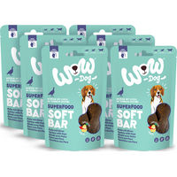 Produktbild von WOW Dog Soft Bar Pute Getreidefrei Hundeleckerlis 6x150g Multipack