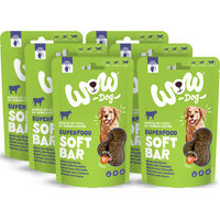 Produktbild von WOW Dog Soft Bar Rind Bio Hundeleckerlis getreidefrei Monoprotein 6x150g Multipack