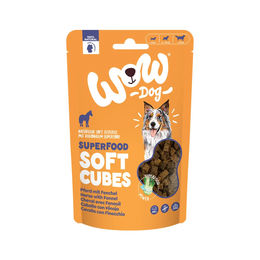 WOW DOG Soft Cubes Hundeleckerli Pferd mit Fenchel getreidefrei und monoprotein 150 g – Bild 1 von 3