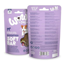 WOW Dog Superfood Soft Bar Lamm Getreidefrei Monoprotein Belohnungssnack für Hunde 150 g – Bild 1 von 4