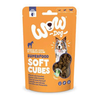 Produktbild von WOW Dog Superfood Soft Cubes Hundeleckerlis mit Pferd für Welpen 150 g