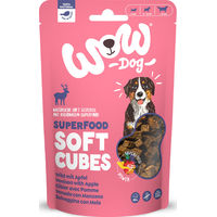 Produktbild von WOW DOG Superfood Soft Cubes Wild Hundefutter 3er Pack 450g