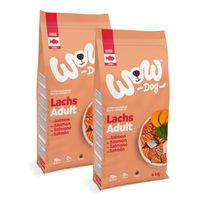 Produktbild von WOW Dog Trockenfutter für ausgewachsene Hunde mit Lachs und Forelle getreidefrei Monoprotein 6 kg