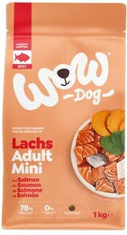 WOW DOG Trockenfutter Hund Minis Adult Lachs Getreidefrei 1 kg – Bild 1 von 6