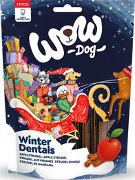 WOW Dog Winter Dentals Apfelstrudel Hundeleckerlis 250g – Bild 1 von 1