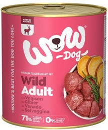 WOW! Hund Nassfutter Adult Wild mit hohem Fleischanteil 6x800 g - 6 x 800 g – Bild 1 von 2