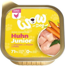 Produktbild von WOW Hund Nassfutter Junior Huhn und Rind getreidefrei mit hohem Fleischanteil 11x150 g - 11 x 150 g