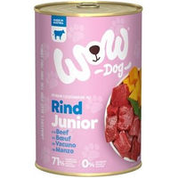 Produktbild von WOW Hund Nassfutter Junior Rind und Huhn getreidefrei mit hohem Fleischanteil 6x400 g - 6 x 400 g