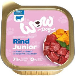 Produktbild von WOW Hund Nassfutter Junior Rind und Huhn Stückchen in Sauce getreidefrei 11x150 g - 11 x 150 g