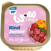 Produktbild von WOW Hund Nassfutter Junior Rind und Huhn Stückchen in Sauce getreidefrei 11x150 g - 11 x 150 g