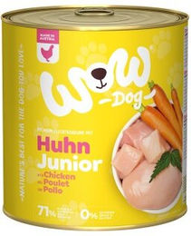 Produktbild von WOW! Hund Nassfutter Welpe Huhn und Rind getreidefrei 6x800 g - 6 x 800 g