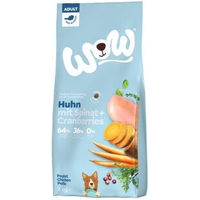 Produktbild von WOW Hundefutter Adult Huhn mit Spinat Getreidefrei und Glutenfrei 2x6 kg - 2 x 6 kg