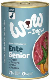 Produktbild von WOW! Hundefutter Ente Senior mit hohem Fleischanteil 6x400g