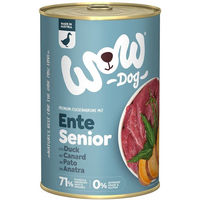 Produktbild von WOW! Hundefutter Ente Senior mit hohem Fleischanteil 6x400g