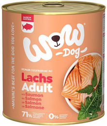 WOW! Hundefutter Lachs Adult Getreidefrei 6x800g – Bild 1 von 1