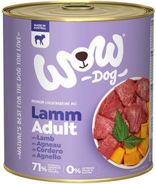 Produktbild von WOW! Hundefutter Lamm Adult ohne Farb- und Aromastoffe 6x800g