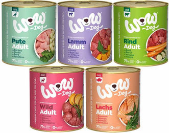 Produktbild von WOW Hundefutter Mixpaket Adult 30x800g