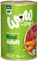 Produktbild von WOW! Hundefutter Rind Adult ohne Farb- und Aromastoffe 6x400g
