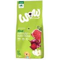 Produktbild von WOW! Hundetrockennahrung Adult Rind mit Apfel getreidefrei und glutenfrei 2x6 kg - 2 x 6 kg