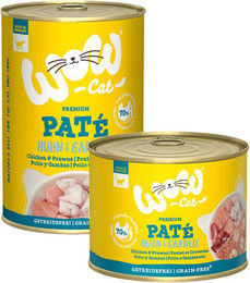 WOW Katzen Nassfutter Adult Huhn & Garnelen 200 g – Bild 1 von 2