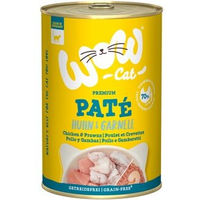 Produktbild von WOW Katzen Nassfutter Adult Huhn und Garnele Paté Monoprotein mit hohem Fleischanteil 6x400 g - 6 x 400 g