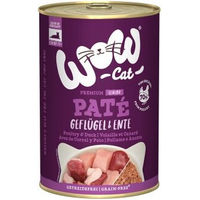 Produktbild von WOW Katzen Nassfutter Senior Ente und Geflügel Paté ohne Konservierungsstoffe 6x400 g - 6 x 400 g