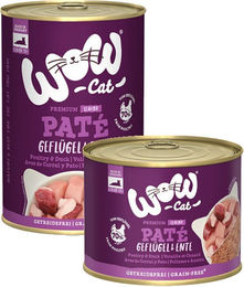 WOW Katzen Nassfutter Senior Geflügel und Ente 400 g – Bild 1 von 3