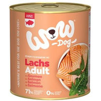 Produktbild von WOW Nassfutter Hund Adult Lachs und Rind mit hohem Fleischanteil 6x800 g - 6 x 800 g