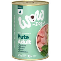 Produktbild von WOW Nassfutter Hund Adult Pute mit hohem Fleischanteil ohne Konservierungsstoffe 6x400 g