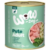 Produktbild von WOW Nassfutter Hund Adult Pute mit hohem Fleischanteil ohne Konservierungsstoffe 6x800 g - 6 x 800 g