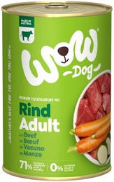 WOW Nassfutter Hund Adult Rind mit hohem Fleischanteil ohne Konservierungsstoffe 6x400 g - 6 x 400 g – Bild 1 von 2