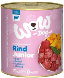 Produktbild von WOW Nassfutter Hund Welpe Rind mit Huhn getreidefrei 6x800 g - 6 x 800 g