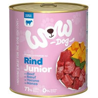 Produktbild von WOW Nassfutter Hund Welpe Rind mit Huhn getreidefrei 6x800 g - 6 x 800 g