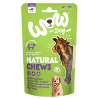 Produktbild von WOW Natural Chew Rinderkopfhaut Monoprotein Getreidefrei 350 g - 350 g