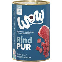 Produktbild von WOW! PUR Monoprotein Hundefutter Pute 6 x 400 g Dose