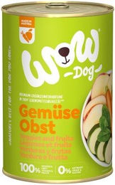 Produktbild von WOW Pur Nassfutter Adult Gemüse Obst 6x400 g - 6 x 400 g