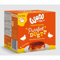 Produktbild von WOW Purrfect Duett Katzen Mousse Ente getreidefrei 24 x 80g