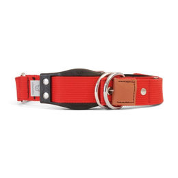 WowWow Hundehalsband mit integrierter Leine aus Nylon für kleine Rassen Rot Größe S – Bild 1 von 5