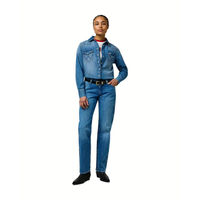 Produktbild von Wrangler Reithose für Damen aus Baumwolle Blau Größe 29-30